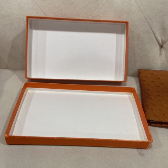 Hermes Bearn Ostrich Leather Long Wallet - Picture 11 of 11